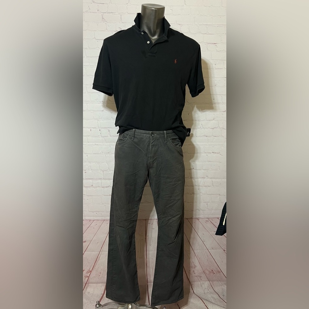 BANANA REPUBLIC Men’s Jeans grey/black super comfy relaxed fit jeans 36x34 EUC - Picture 1 of 14